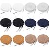 BENECREAT 12 pz 16.8m Cordoncino In Pizzo Corsetto, Cordini con Coulisse In Policotone Da 8mm, Cintura In Vita con Lacci Annodati per Accessori per Indumenti, Pantaloni Sportivi