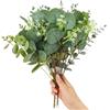 Yooyan 30 pezzi Eucalyptus Stems, Faux Greenery Leaves Branches, Eucalyptus Artificial Flowers, Decorative Faux Green Bouquets Foliages Plants for Wedding, Garden, Home, Outdoor Decor