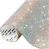 MengH-SHOP Foglio di Strass Bling Adesivo di Strass in Cristallo per Veicolo Auto Cellulare Telefono e Regali Abbellimento Craft Decorazione 40 x 24 cm Cristallo AB