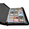 docsmagic.de 3-Ring Premium Zip-Album Black + 50 9-Pocket Premium Pages - Raccoglitore per Carte da Gioco collezionabili + Pagine - Nero - PKM - YGO - MTG
