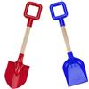 SATISKID 2 Pale Da Spiaggia Per Bambini 40 Cm Con Manico In Legno Durevole, Pala Da Neve E Da Giardino, Attrezzi Da Giardino Per Sabbia, Cortile Estivo, Estate, Inverno