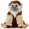Zappi Co Peluche Giocattolo Morbido e Coccoloso per Bambini - Parte della Collezione Animali Safari, Perfetto per i Bambini (36cm Lunghezza) (Scimmia scoiattolo)