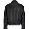 JACK & JONES Bomber Bombardiere Jjleon Pu, Nero, x_l Uomo
