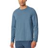 Schiesser Herren Schlafshirt Langarm Rundhals-Mix + Relax Parte Superiore del Pigiama, Blu Atlantico_182180, 52 Uomo