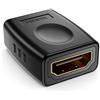 deleyCON 1 Pezzo Adattatore HDMI (Femmina a Femmina) Prolunga HDMI Connettore FullHD 4K HDR ARC per TV, Monitor, Proiettore, PC, Laptop, Notebook, PS4, PS5, Xbox
