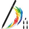 MoKo Penna Stilo per iPad 2018-2026, Ricarica Rapida USB-C Display LED di Potenza Sensibilità inclinata per Apple iPad A16/11/10/9/8/7/6, Air 7/6/5/4/3/M3/M2, Pro 13"/12.9"/11/M4, Mini 7/6/5, Nero