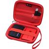 XANAD Custodia per Samsung T7/Shield/T9/ Netac ZX20 / Crucial X9/X10 Pro/Toshiba 512GB 1TB 2TB 4TB External SSD (Rosso 2)