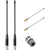 Gbformat 868MHz Antenna LoRa 10dBi per Meshtastic LoRa Long Range Soft Whip-Antenne, SMA Maschio 195 mm + Cavo da (U.FL IPX) a SMA Femmina per ESP32, LoRa 32 V3, LoRa32u4 II (2 pezzi)