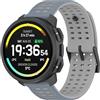 GIOPUEY 22mm Cinturini Compatibile con SUUNTO Vertical 2/Vertical/Race2/Race/Race S/Run, Morbido TPU Cinturino [Design a Colori di Giunzione] - Blue/Grey