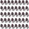 YEAMLTE Clip per Piante 40 Pezzi Clips Plante Rampicanti Plastica Sostegno per Orchidee Fiori Mini Pinzette di Supporto Orchidea Accessori Piante Primaverili per Sostenere Piantes Fisse Piantine (Marrone)