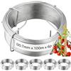 AMAGABELI GARDEN & HOME Amagabeli Filo di Ferro Zincato per Recinzioni Ø0.7mm x 100m x 6pcs Bobina di Cavo Metallico Rivestito di Zincato, Ideale per Tensionamento Reti Metalliche