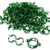 CUEMOON 200 Pezzi Giardino Piante Clip di Supporto, Clip Sicure per Piante in Plastica, Clip per Innesti Giardinaggio, Pomodoro Verdure Clip