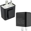AYHYHLJZJ 2 relè universale a 2 poli, 12 V, frequenza lampeggiante regolabile, relè lampeggiante 12 V, per moto, scooter e auto, indipendentemente dal carico