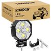 RIGIDON 1 Pcs Mini Faro da Lavoro Led, 2.8 Pollici 16W 1600LM Faretto, Spot Luci di Lavoro a Led, Fari di Profondità Per Auto Fuoristrada Trattore Escavatore Camion ATV UTE 4x4 Motociclo, 12V 24V