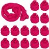PATIKIL Tessuto per Fiori Calza, 15pz Nylon Calze Rete per Fiori Materiale Calze Seta Trazione per Fiori Fai-Da-Te Artigianato per Matrimoni Decorazione Domestica, Rosa Corallo Chiaro