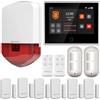 Wolf Guard antifurto allarme casa domestico con touch screen da 7 pollici, sistema di sicurezza intelligente 4G + WiFi con controllo tramite app Tuya (WT4F-01A)