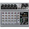 BOMGE - Console di Mixaggio Audio, Mixer Sound Board con 7 Canali Digitali USB Bluetooth, Effetto Echo Ritardo, Alimentazione Phantom 48 V, Mixer DJ Stereo per Registrazione, Live Streaming