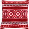 VERVACO Kit Cuscino Punto Croce NATALIZIO IN CRISTALLO Set Ricamo Principianti Cuscini Gobelin Decorativi ca. 40 x 40 cm Accessori Per Lavoretti Creativi DIY Casa Decor Hobby Adulti Cross Stitch