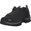 CMP Rigel Low Trekking Shoes Wp, Scarpe da trekking Uomo, Antracite-Arabica, 41 EU