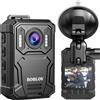 BOBLOV KJ23 PRO 2K corpo fotocamera 4000mAh batteria per 15 ore di