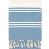 Vico Casa® Telo mare 90x170cm in cotone, Turchese/Telo spiaggia, piscina, asciugamano mare, modello Palau
