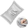 Kryolithm Federe in seta 2 pezzi - Lussuoso ipoallergenico, cura perfetta per pelle e capelli, straordinaria morbidezza, federa in seta con chiusura a busta, 50 x 80 cm/22 Momme (grigio)