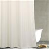 Popkozzi Tenda da doccia avorio a nido d'ape: tenda da doccia in tessuto testurizzato resistente per bagno, idrorepellente, lavabile, in poliestere spesso, 183 x 214 cm di altezza