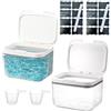 YUNXCNA Contenitore Detersivo Polvere, Set di 2 2,8L Dispenser Detersivo Lavatrice, Contenitore per Detersivi in Plastica PET, Conservazione per il Bagno, Conservazione per Detersivicon Cucchiai, per Cialde