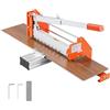 VEVOR Taglierina per Pavimenti in Vinile 304,8 mm, per Pavimenti Laminati Spessore di 12 mm con Leva in Lega di Alluminio, Piastra di Supporto Telescopica, Taglia Determinati di Legno Ingegnerizzato