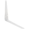 Merriway Bulk Hardware BH05430 Staffa Porta Mensole in Stile Londinese, 250 x 200 mm, Bianco, Set di 4