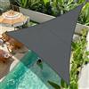 Cool Area Vela ombreggiante Triangolare 4x4x4m Impermeabile Tenda a Vela Protezione 95% Raggi UV Parasole per Giardino Esterno Terrazza-Antracite