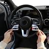 YIWANG Per Benz A B C Classe E W177 W247 W205 W213 GLA X156 GLB X247 GLC X253 GLS X167 CLA W118 EQC 2020 2021Auto Volante Pulsanti Paillettes Decorazione Adesivi