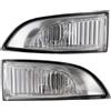 Convitex 2 Indicatori di Direzione per Specchietto Retrovisore Sinistro Destro per MEGANE III 2008-2015, SCENIC III 2008-2016, Laguna III (07-15), LATITUDE dal 2010, FLUENCE 2010-2018
