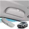 GAFAT Compatibile con Ford Kuga 3 MK3 ST-Line 2020-2024 2025 Custodia per Occhiali da Sole Auto, Kuga III 2024 Organizer Contenitori per Porta Occhiali, Kuga Accessori (Grigio-Upgrade)