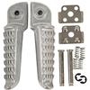 XMT-MOTOR Poggiapiedi Moto Pedane Passeggero Posteriore Adatto per Kawasaki Ninja ZX-6R 98-20 ZX-9R 98-13 ER6F ZX14 06-13 ZX10R 04-20 ZX12R 00-06