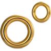 ERKUOO - 1 paio di anelli per orecchie a teschio per orecchie allargate, dilatatori, plug per piercing, tunnel anti-allergici, cerchi pendenti, orecchini da 4 g (5 mm), 00g=10mm, Metallo, Arenaria
