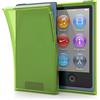 kwmobile Custodia compatibile con Apple iPod Nano 7 in silicone TPU - Back-Case protezione posteriore giallo pera