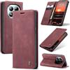 Phernykas Cover per Xiaomi Redmi Note 15 Pro Plus 5G Libro Pelle Portafoglio, [Porta Carte] [Magnetica] Flip Wallet Custodia Cellulare Protection per Redmi Note 15 Pro Plus Leather Case, Vion-rosso