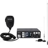 Retevis MB63 Radio CB Kit Completo con Antenna, Display LCD, AM/FM, ANL, Funzione PA, VOX, SQ/ASQ, EMG CH9/19, CB Radio Mobile per Auto (1 Pz, Nero)
