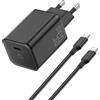 ViSSKO Caricatore USB C 65W, Caricatore Rapido GaN II PD3.0 PPS, Caricabatterie Portatile Compatto Design con Cavo Intrecciato da 2M, Compatibile con MacBok Pro/Air, per iPhone 17/16/15, per Samsung Galaxy