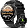 Lgnitek GPS Smartwatch, 1.43 AMOLED Rugged Orologio intelligente Impermeabile 3ATM Con Chiamate Bluetooth/Assistente Vocale AI/Cardiofrequenzimetroi/Sonno/SpO2/Stress, Android iOS
