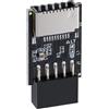 Ieron Adattatore Interno USB 2.0 a USB 3.0 Tipo E, Plug and Play