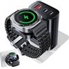 NIFBANG Caricatore rapido 4 in 1 per Samsung Watch, 40 W, USB C, per Samsung Galaxy Watch 8 7 6 5 Pro 4 3 Classic Ultra 2025 Active 1 2, USB-C Fast Charger S25 Ultra (nero)