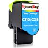 HenceBuy Cartuccia toner ciano C310 C315 compatibile per stampante laser Xerox C310 C315 006R04357 C310 C310DNI C310DNIM C315 C315DNI (ciano, 2000 pagine)