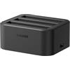 insta360 Hub di ricarica rapida fino a 3 batterie per X3 (batterie non incluse), nero