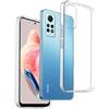 REY Cover in Gel TPU Trasparente per XIAOMI REDMI Note 12s, Ultra Sottile 0,33 mm, Morbido Flessibile, Custodia Silicone