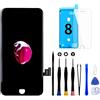 GOLDWANGWANG Display per iPhone 8/SE 2020, Schermo LCD 4,7 Touch Screen con Vetro, Kit Completo di Riparazione (Nero)