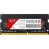 JAZER RAM DDR4 16GB 2666MHz SODIMM para Portátil, Módulo de Memoria para Computadora Laptop, PC4-21300, 1.2V, CL19