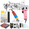 Vehipa Tufting Gun with Carpet Trimmer Set, Pistola per tappeti con forbici per tufting e panno per tufting, pistola 2 in 1 per tappeti tagliati e intrecciati e forbici da intaglio