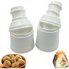 Bustlwor 2 Pezzi Stampi a Forma Di Palla Riso, Onigiri Form 3 in 1, per Prepara Polpette di Riso, Polpette di Pesce e Wonton, Sushi